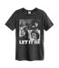 T-shirt let it be adulte charbon Amplified