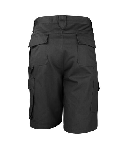 WORK-GUARD by Result Mens Action Cargo Shorts (Black) - UTPC7134