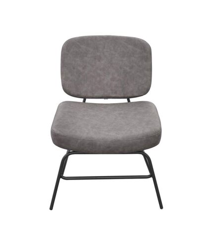 Fauteuil lounge en polyuréthane Detroit Gris