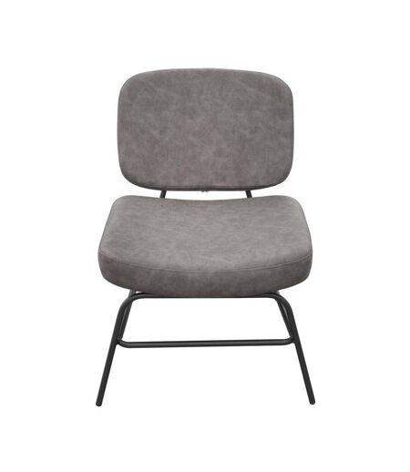 Fauteuil lounge en polyuréthane Detroit Gris