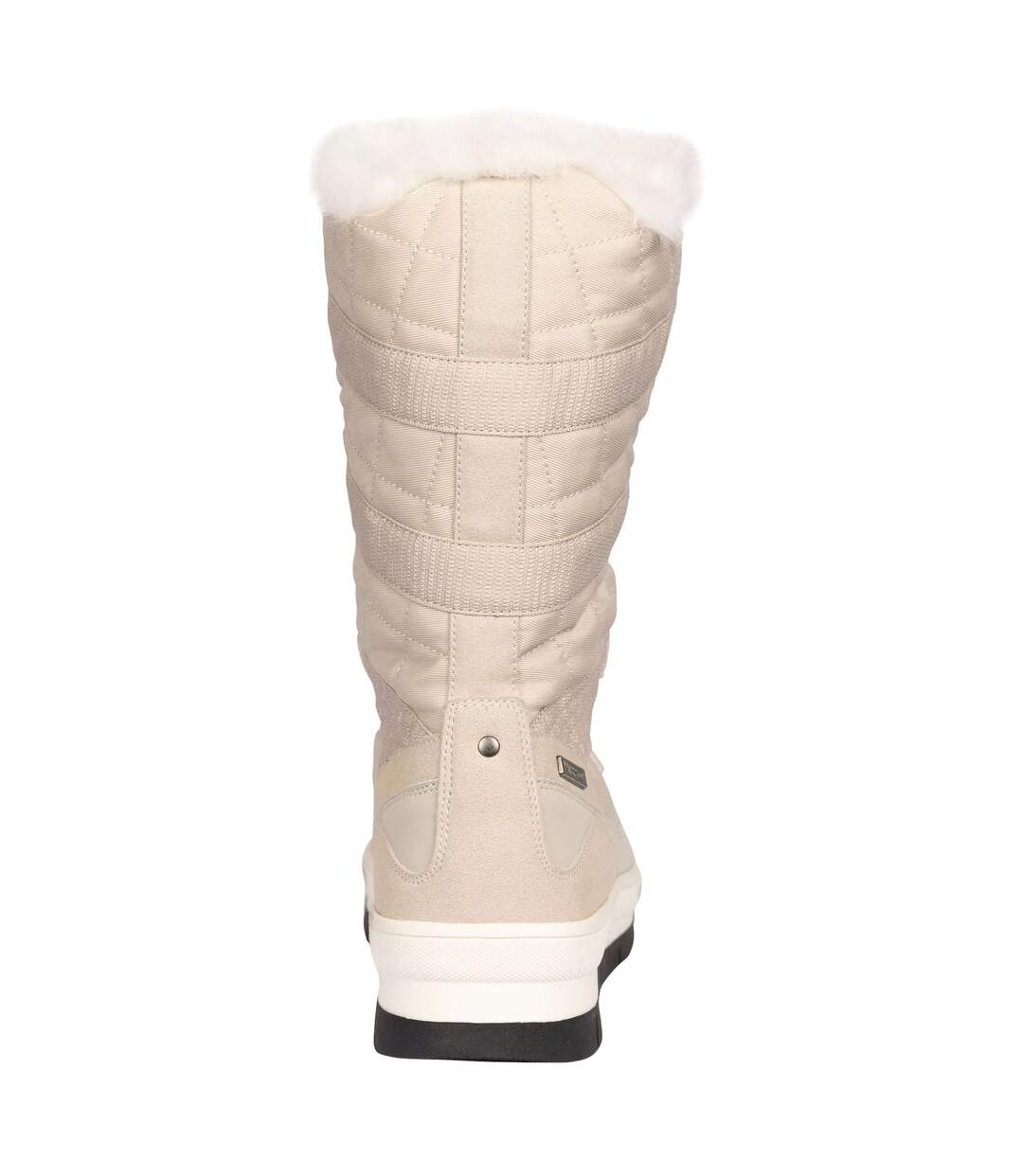 Womens/ladies Evelyn Snow Boots Stone Trespass-2