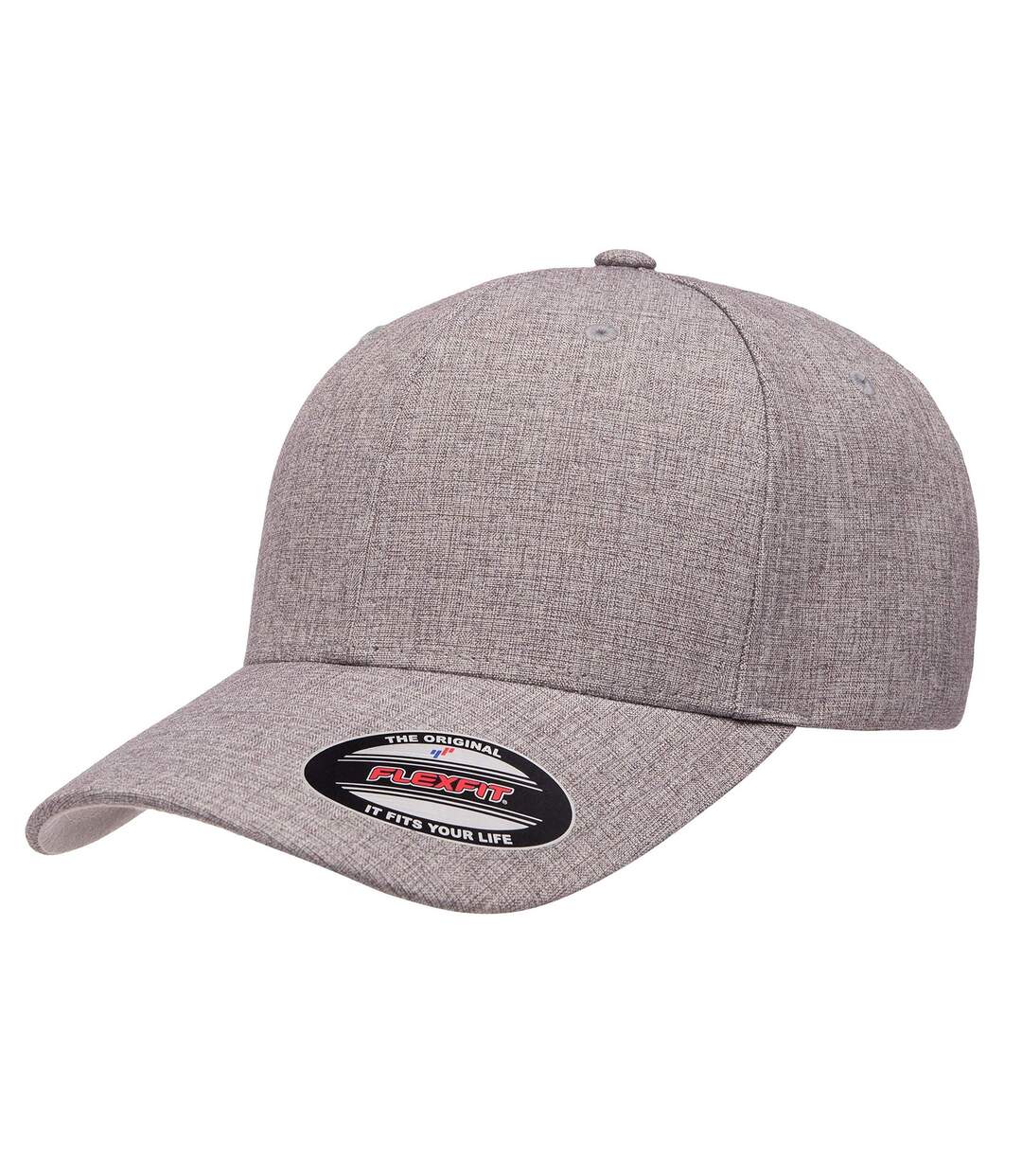 Casquette De Baseball Gris Chiné Flexfit-1