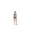 Haut De Maillot De Bain Iona Femme Bleu Sarcelle Animal-1