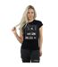 Disney - T-shirt CARS CRUZ RAMIREZ BLUEPRINT - Femme (Noir) - UTBI13779-2