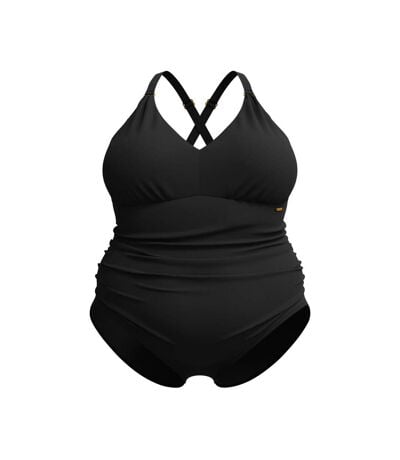 Maillot De Bain 1 Pièce Style Façonné Femme Noir Speedo