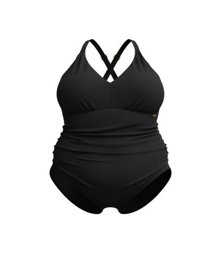 Maillot De Bain 1 Pièce Style Façonné Femme Noir Speedo
