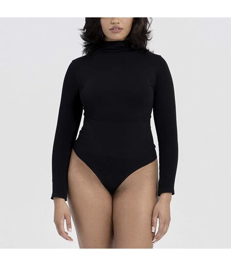 Ladies Essentials Turtle Neck Bodysuit Sculpting Recycled Stretch Fit