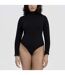Ladies Essentials Turtle Neck Bodysuit Sculpting Recycled Stretch Fit-3