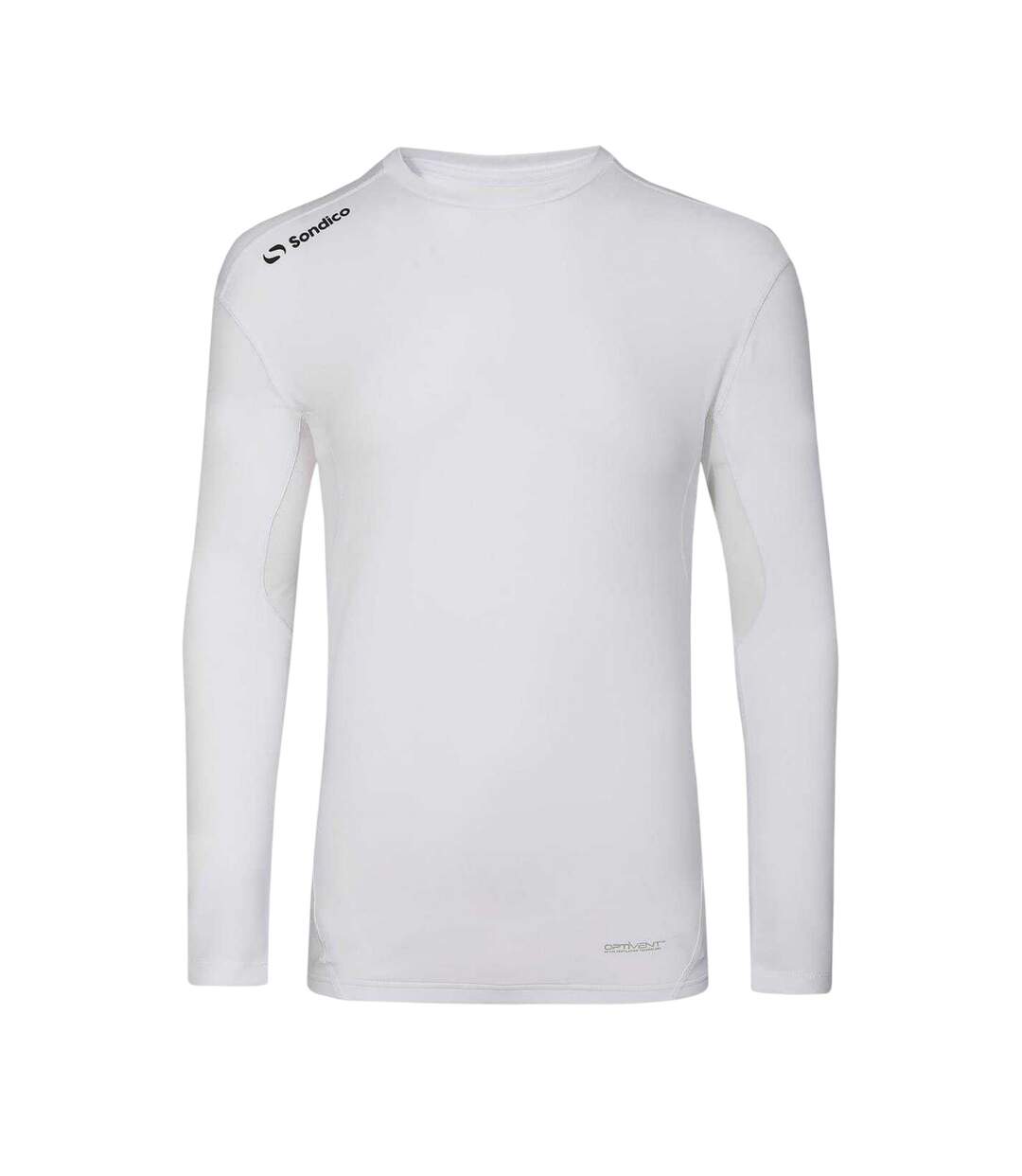 Haut Thermique Manches Longues Motif/style Central Homme Blanc Sondico-1