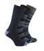 12 Pack Mens Non Elastic Striped Soft Breathable Bamboo Socks-4