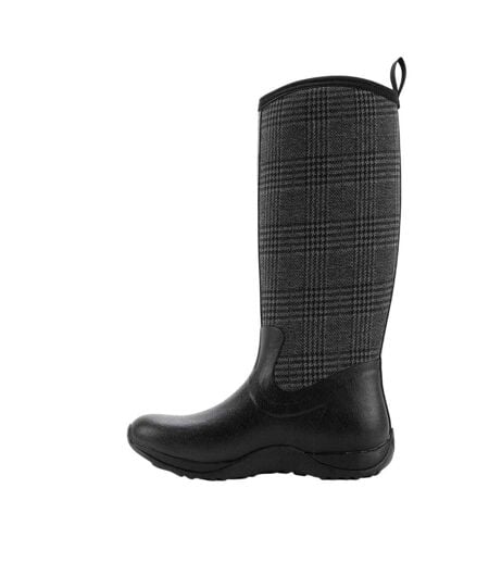 Womens/ladies Arctic Adventure Wellington Boots Black Muck Boots