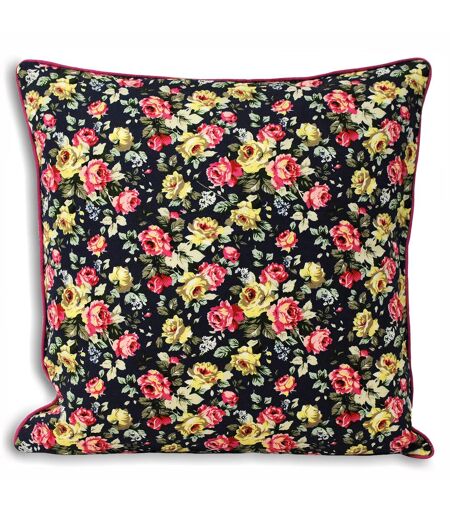 Riva Home Victoria Floral Cushion Cover (Navy) - UTRV926