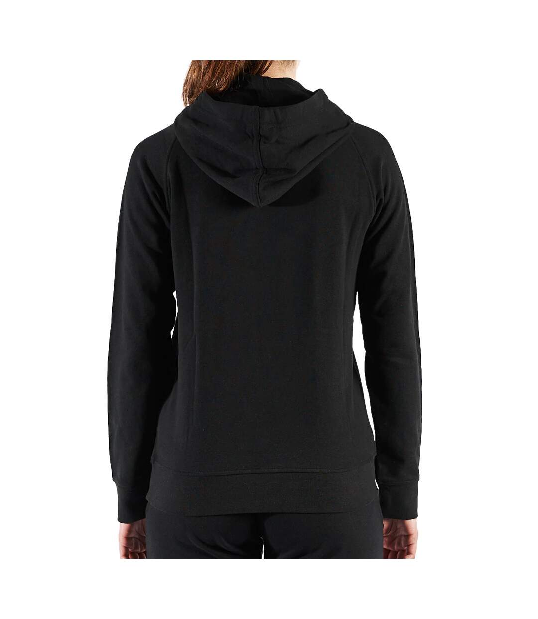 Sweat Noir Femme Kappa Belle Slim-2