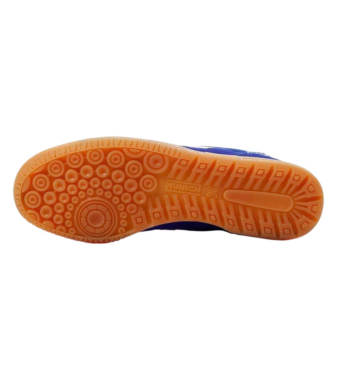 Chaussures De Foot En Salle Motif/style Signature Gresca Homme Bleu Blanc Munich-3