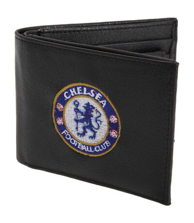 Chelsea FC - Portefeuille officiel en cuir (Noir) (Taille unique) - UTSG1233