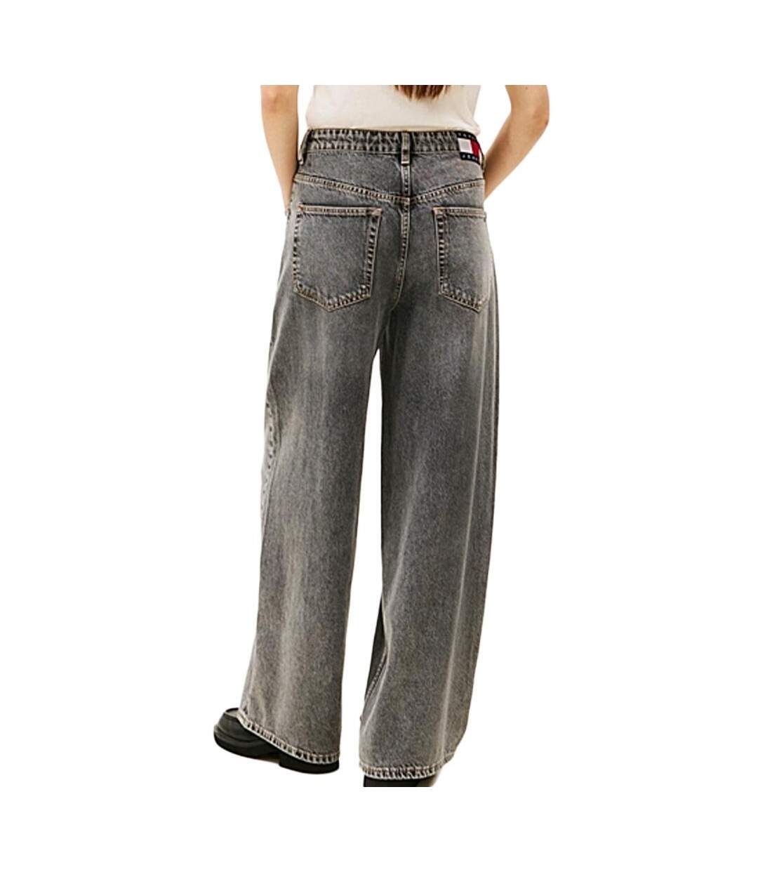 Jean large gris femme tommy hilfiger charlie loose wid-2