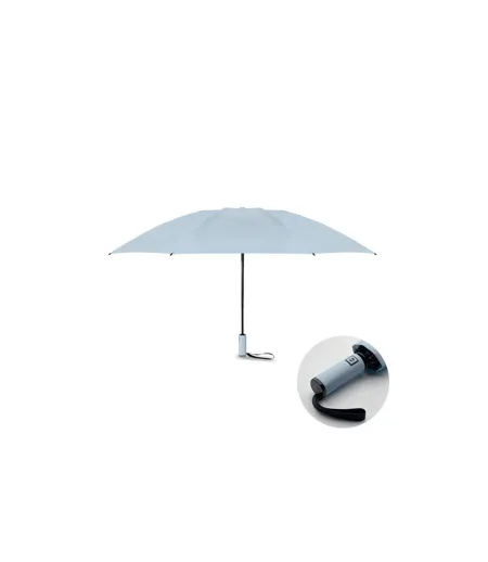Parapluie Pliant Agumbe Taille Unique Bleu Clair MidOcean