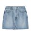 Womens/ladies Kate Denim Mini Skirt Blue Animal-1