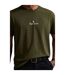 Mens Crew Neck Short-sleeved T-shirt Olive Ralph Lauren-4