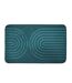 Tapis de Bain Microfibre Allure 45x75cm Bleu Émeraude-1