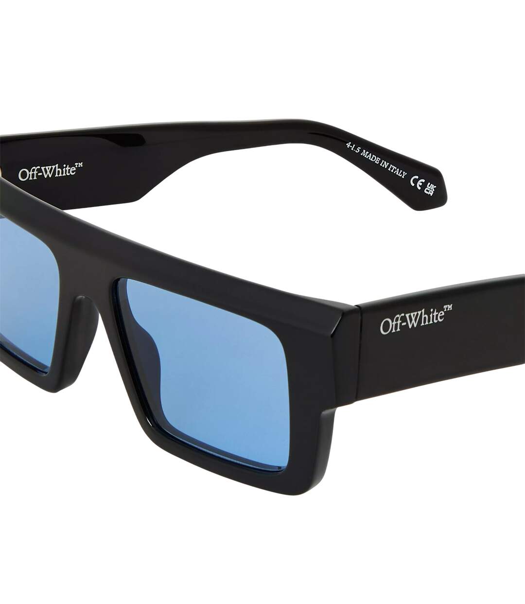 Mens Minneapolis Rectangle Sunglasses One Size Black Blue Off White-3