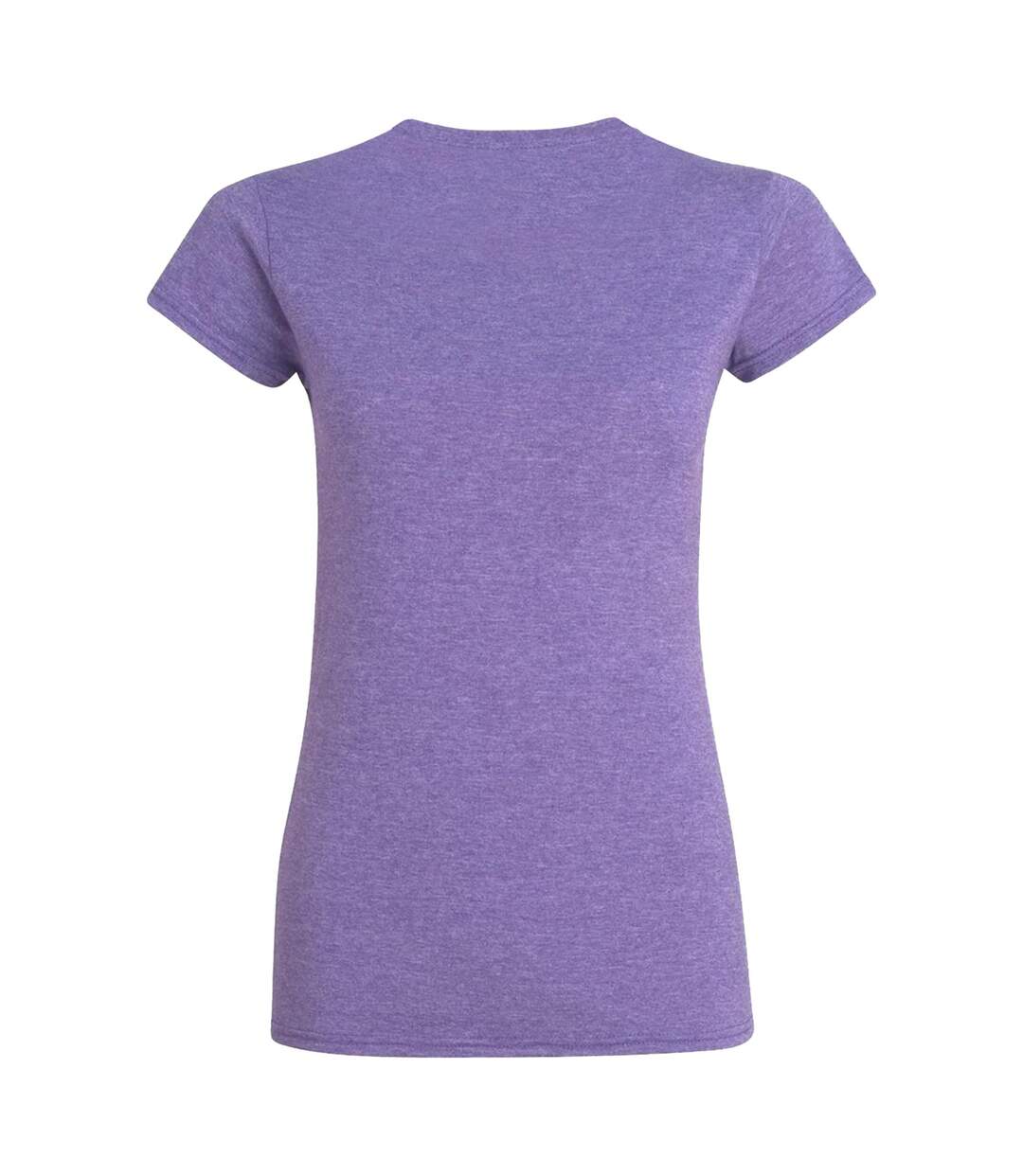 Womens/ladies Softstyle Midweight T-shirt Violet Gildan-2