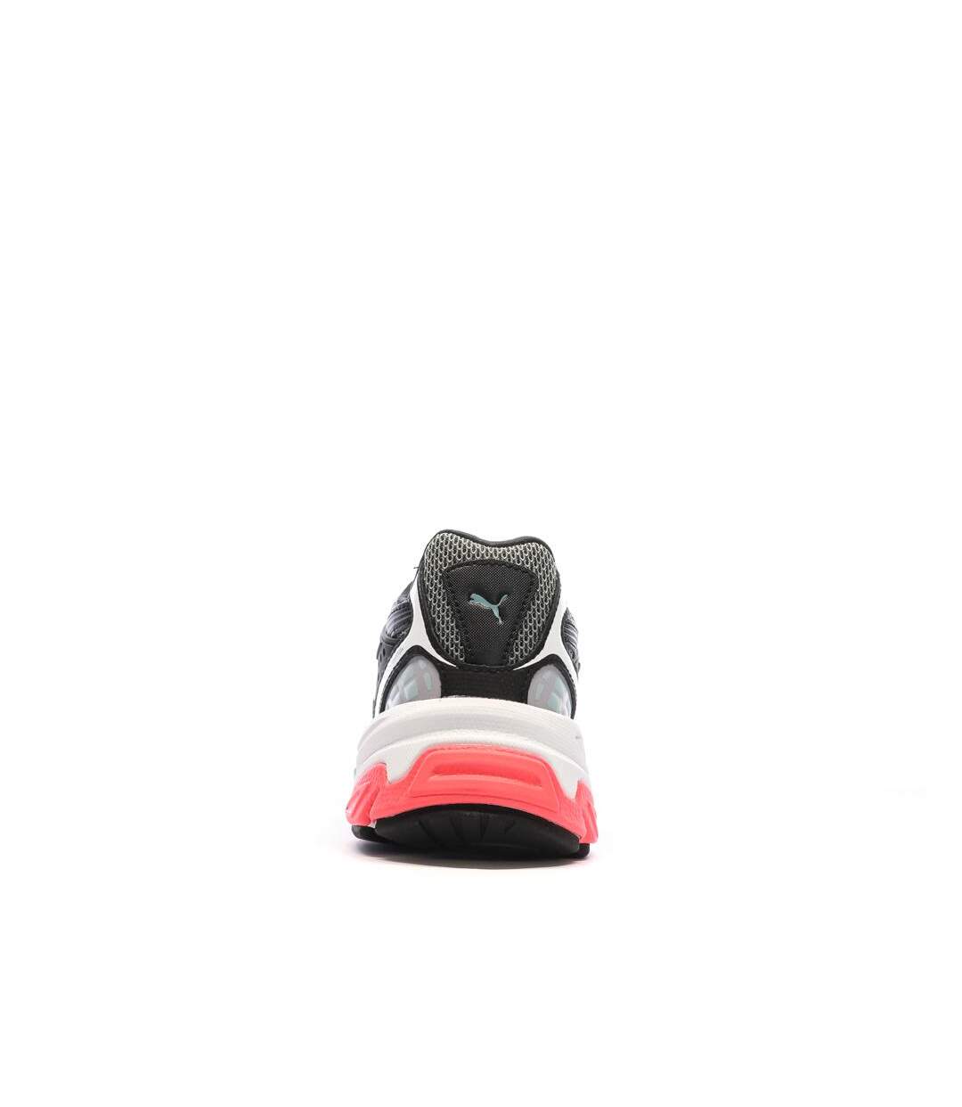 Baskets noires/blanc/rouge homme puma velophasis-3