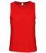 t-shirt débardeur pour homme - 11465 - rouge-2