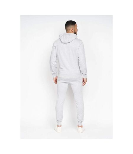Ensemble Sweat À Capuche Et Pantalon De Jogging Emmon Homme Gris Chiné Crosshatch
