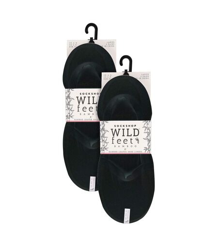Wildfeet - 6 Paires Femme Chaussettes Bambou Basses avec Silicone Antidérapant