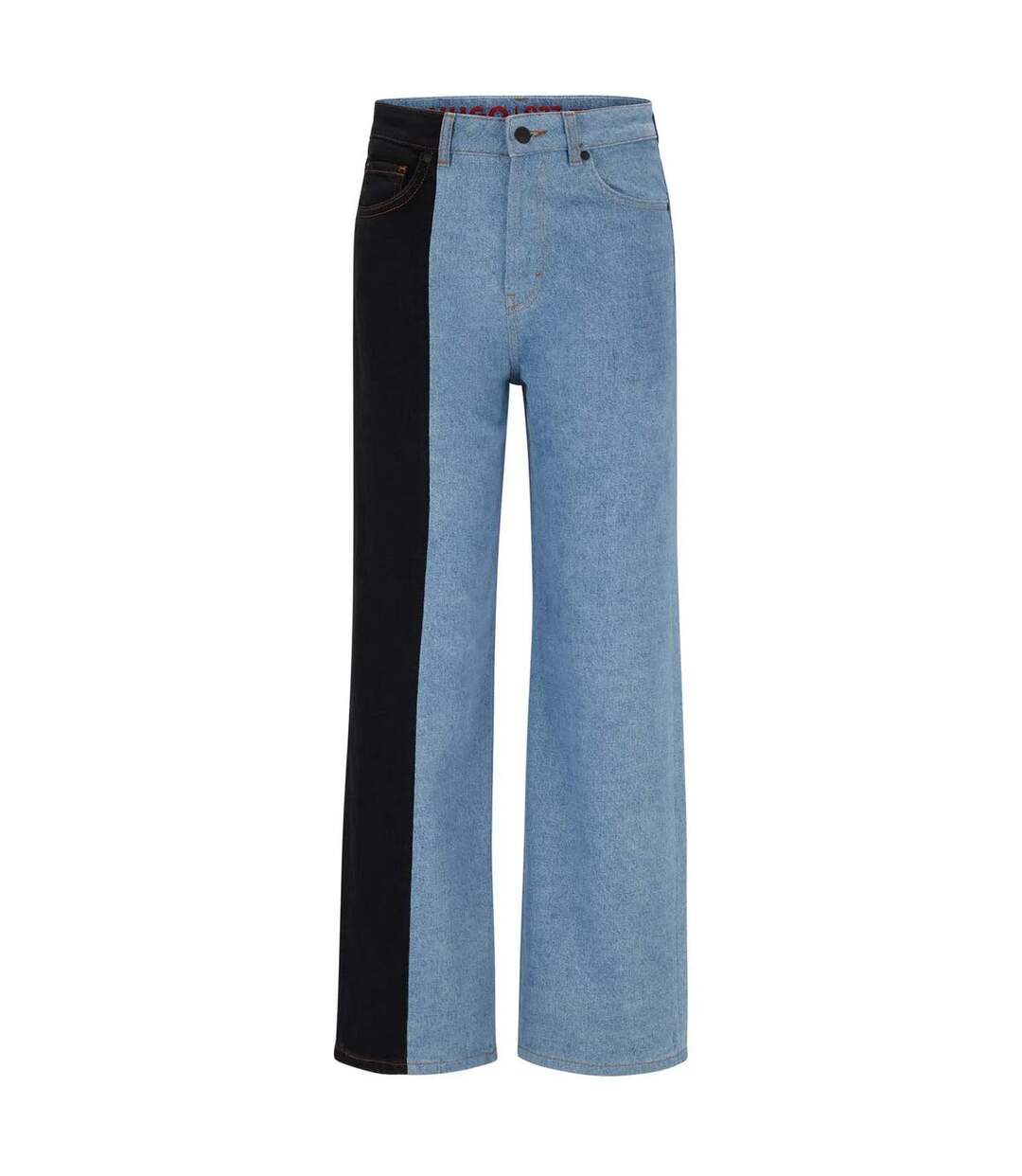 Jean Femme Turquoise Vif Hugo-1