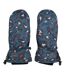 Womens/ladies Dignity Ii Waterproof Animal Print Ski Gloves Moonlight Denim Dare 2B-1