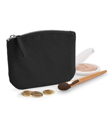 Westford Mill EarthAware Organic Spring Coin Purse (Black) (One Size) - UTPC3224