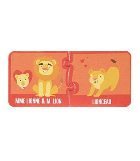 Jeu de 30 Cartes Educatives Animaux 14cm Multicolore