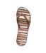 Tongs Motif/style À Rayures Bkirei Silk Fem Femme Marron Ipanema-3