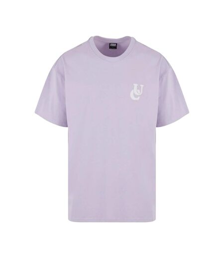 T-shirt Motif/style Logo Ondulé Homme Lilas Urban Classics