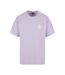 T-shirt Motif/style Logo Ondulé Homme Lilas Urban Classics-1