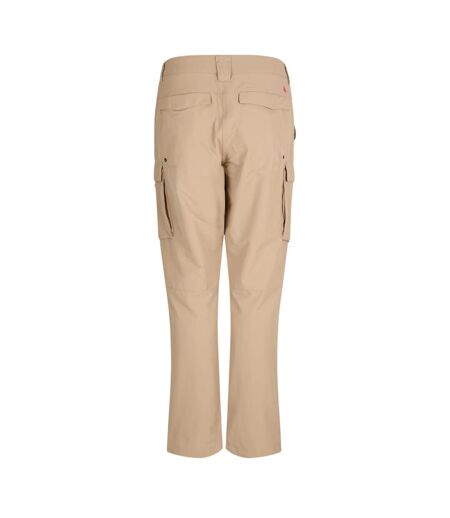 Womens/ladies Straight Leg Trousers Cream Musto
