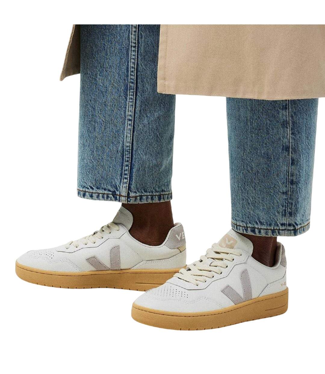 Tennis Bastle Femme Blanc Gris Veja-4