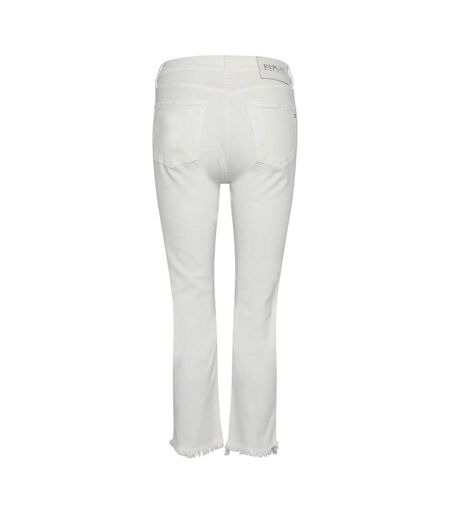 Jean Motif/style Uni Femme Blanc Replay