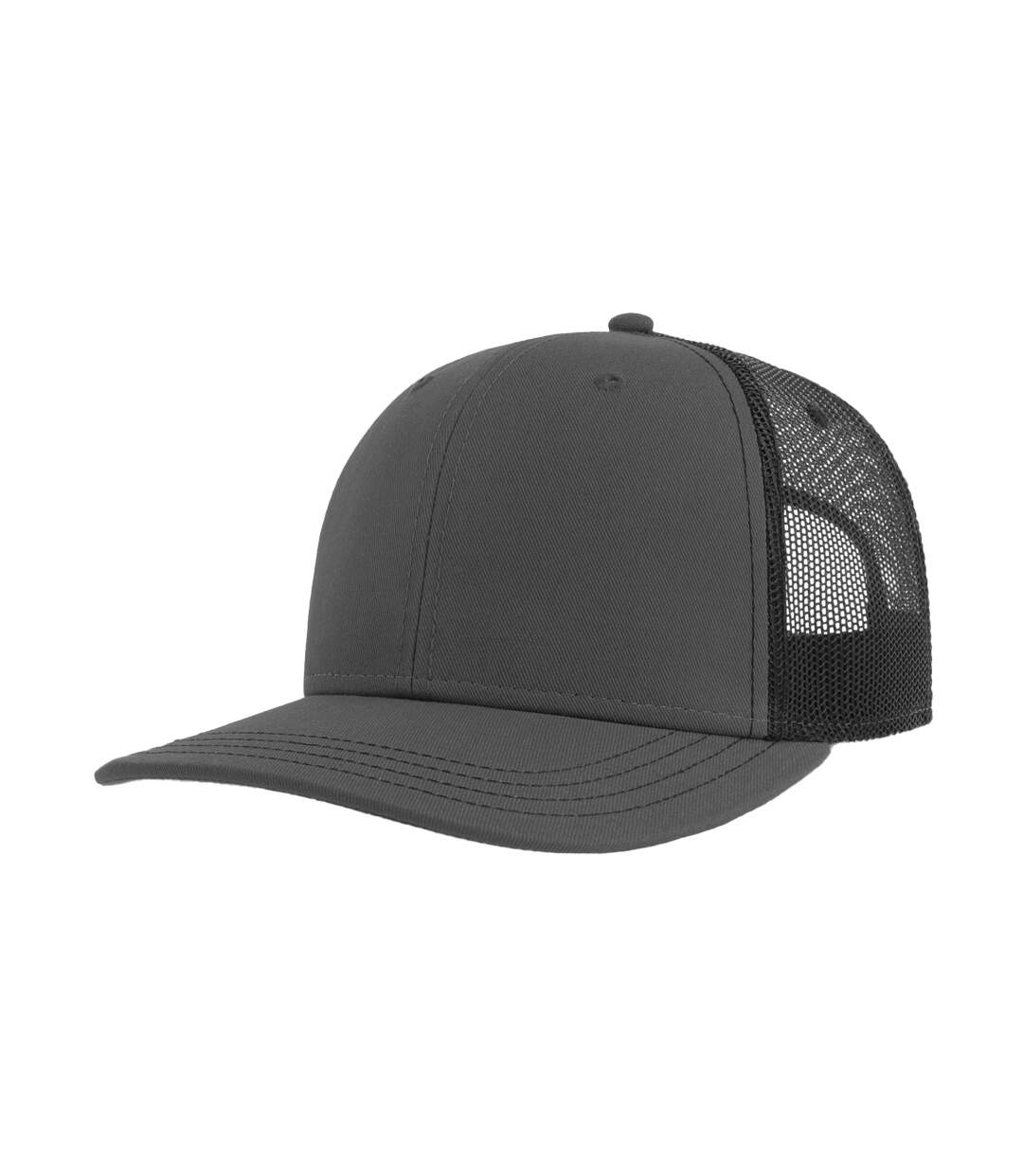 Casquette Trucker Motif/style 6 Panneaux Sonic-s Adulte Gris Foncé Noir Atlantis Headwear-1