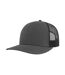 Casquette Trucker Motif/style 6 Panneaux Sonic-s Adulte Gris Foncé Noir Atlantis Headwear-1