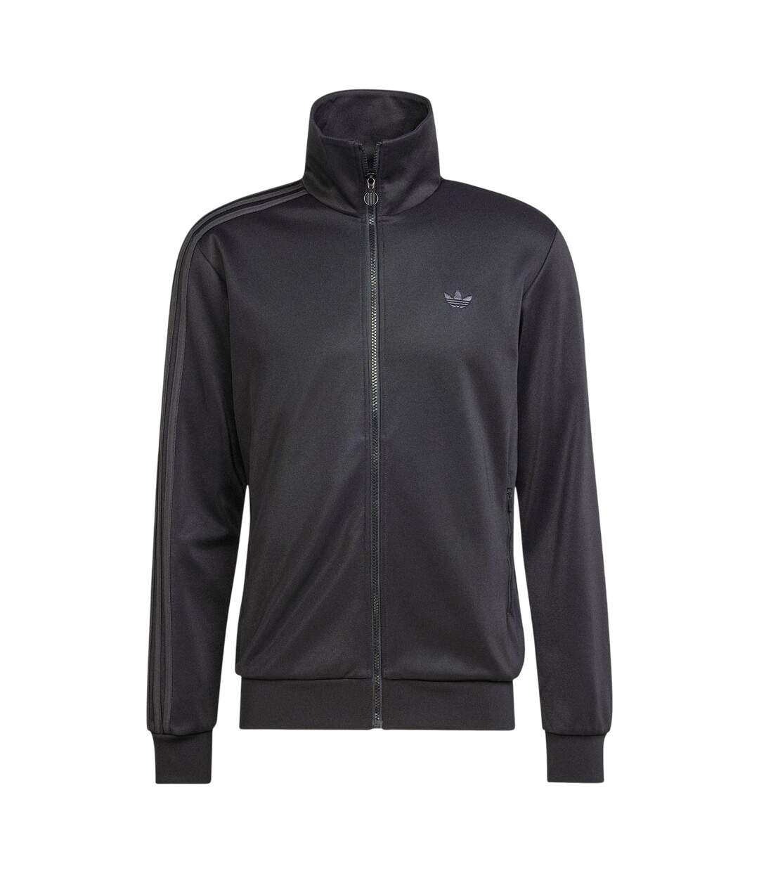 Mens Originals Full Zip Relaxed Fit Everyday Tracksuit Top Black Adidas-2