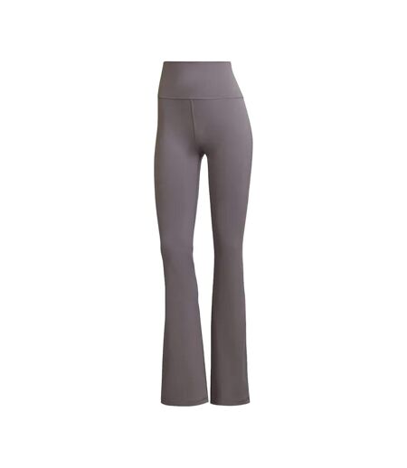 Legging yoga studio femme gris Adidas