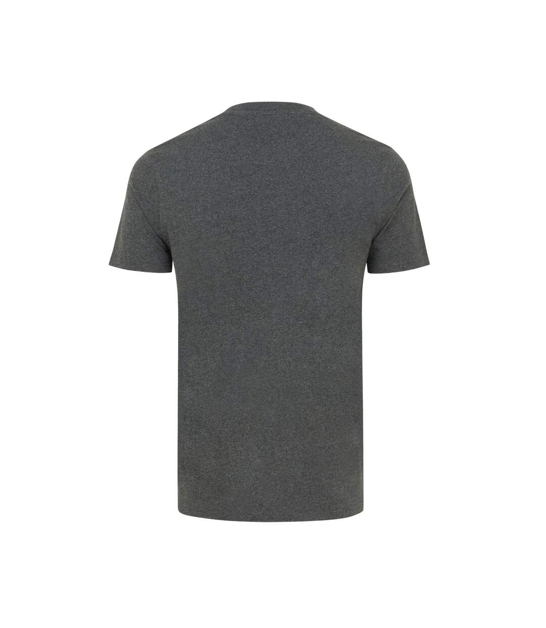 Unisex adult manuel undyed t-shirt heather anthracite Iqoniq-2