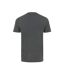 Unisex adult manuel undyed t-shirt heather anthracite Iqoniq-2