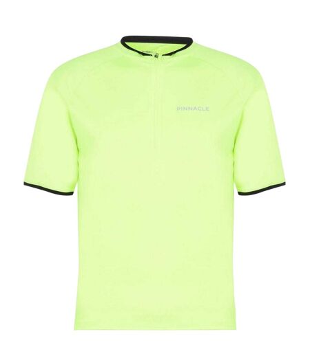 Maillot De Cyclisme Manches Courtes Homme Jaune Pinnacle