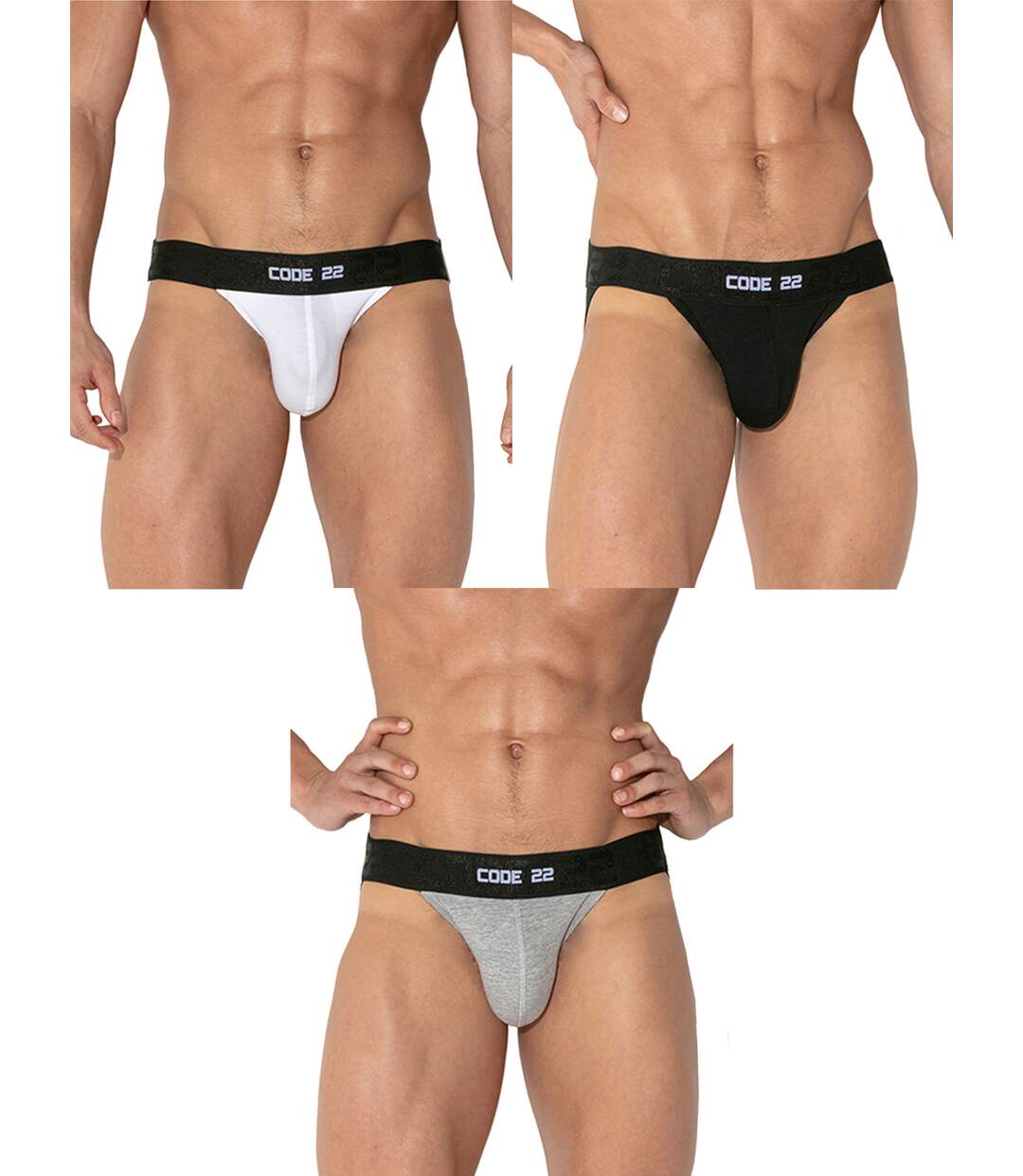 Pack x3 jockstraps Basic Code22-1