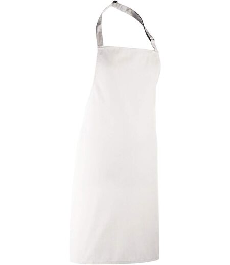 Tablier à bavette - PR150 - blanc