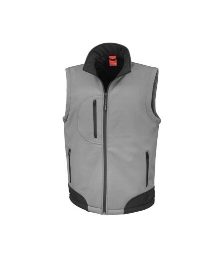 Veste Sans Manches Homme Gris Clair Noir Result